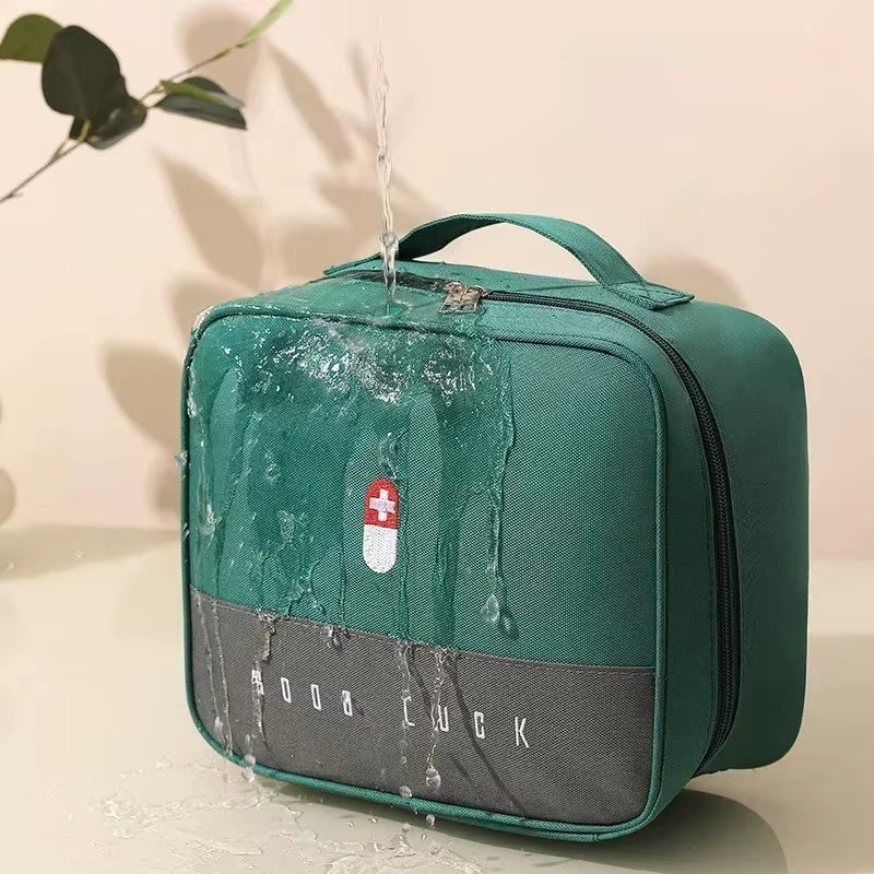 Portable Waterproof Medical Organizer - Ultimate First Aid Kit & Medicine Storage for Home and Outdoor Use