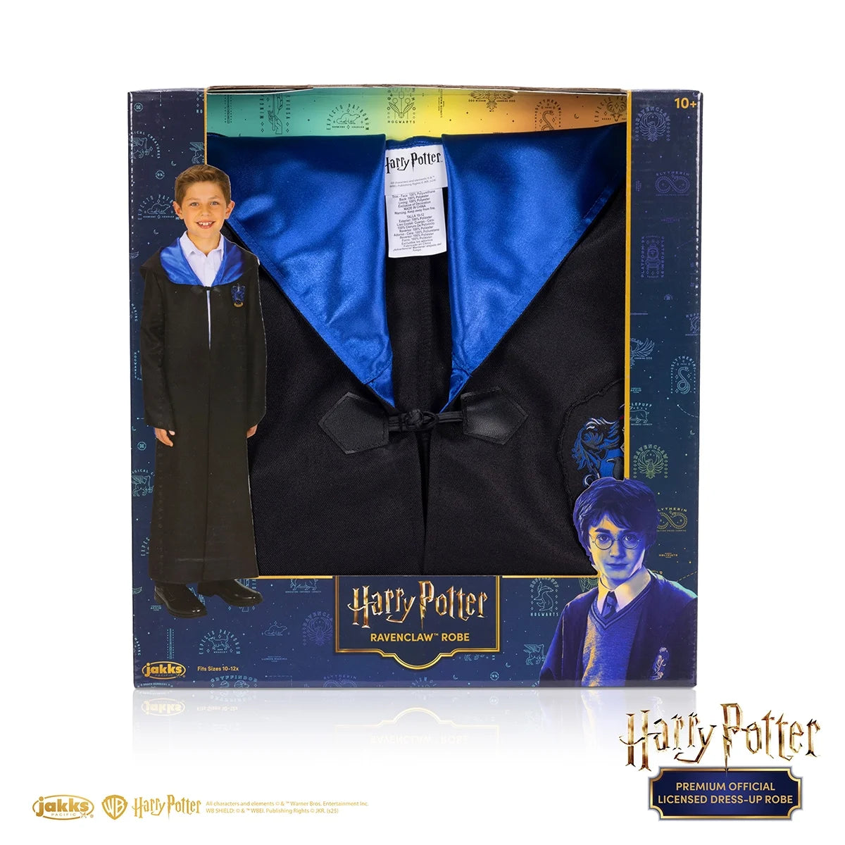 Premium Ravenclaw Hogwarts Official Robe Dress up Cosplay Wizarding World Pretend and Play for Child Ages 10 Years and up Unisex Fit