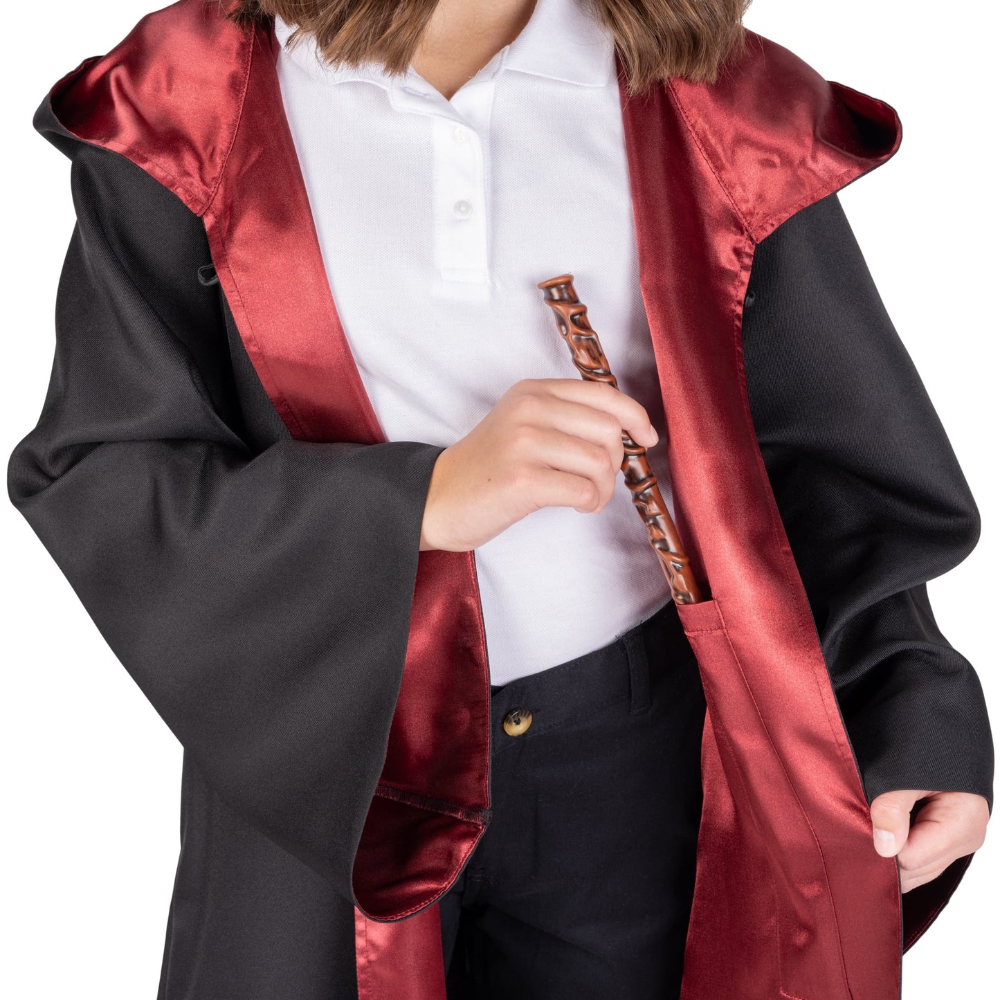 Premium Gryffindor Hogwarts Official Robe Dress up Cosplay Wizarding World Pretend and Play for Child Ages 10 Years and up Unisex Fit