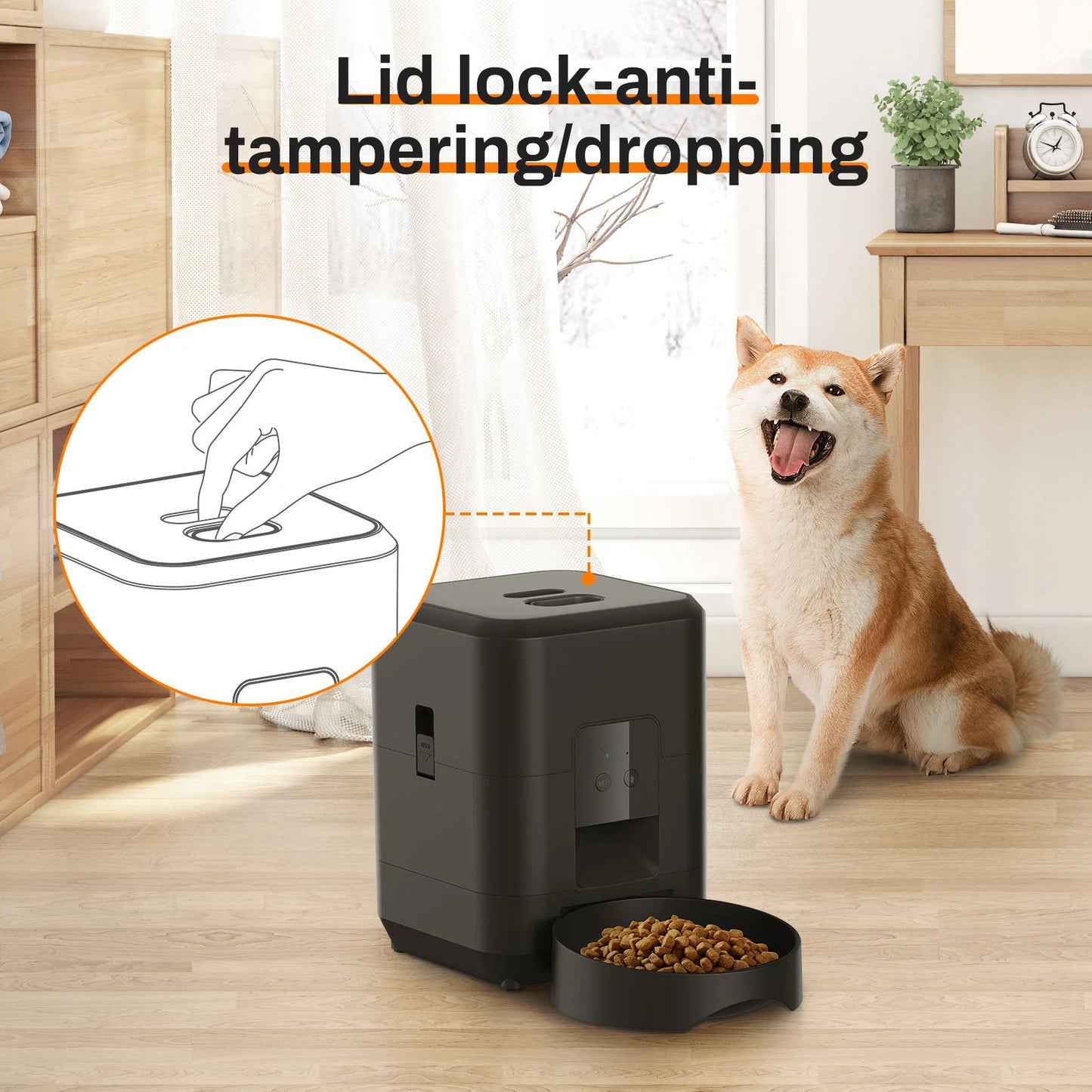 Revolutionize Mealtime with the HEYBO Smart Pet Feeder - Automatic 2L Capacity for Cats & Dogs!