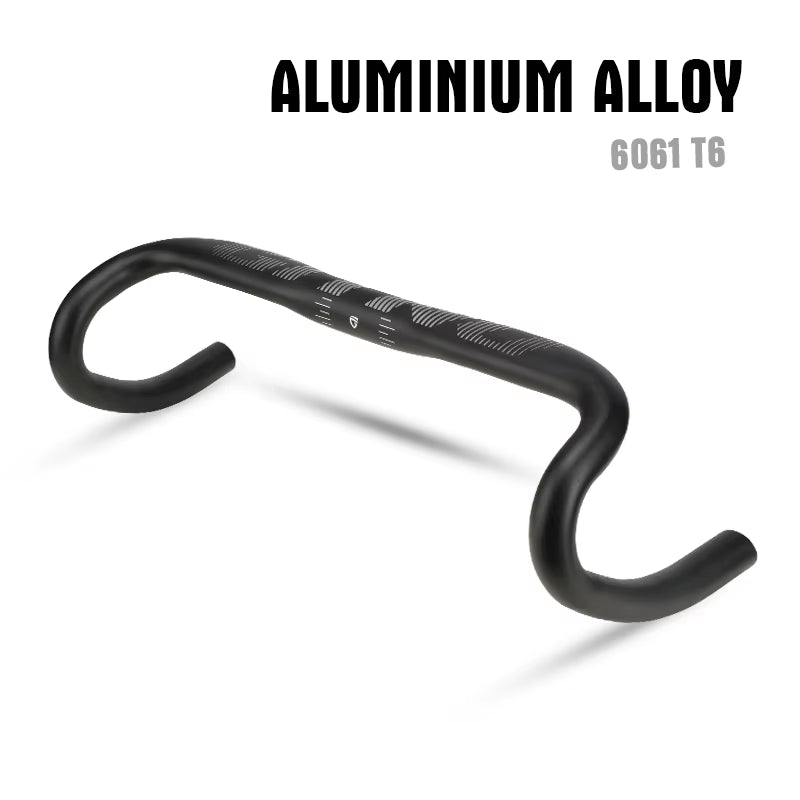 Road Bicycle Handlebar 31.8X380/400/420/440Mm Aluminum Alloy Bicycle Dropbar Bicycle Parts AERODYNAMIC DESIGN