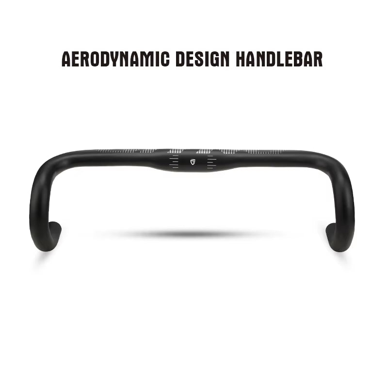 Road Bicycle Handlebar 31.8X380/400/420/440Mm Aluminum Alloy Bicycle Dropbar Bicycle Parts AERODYNAMIC DESIGN