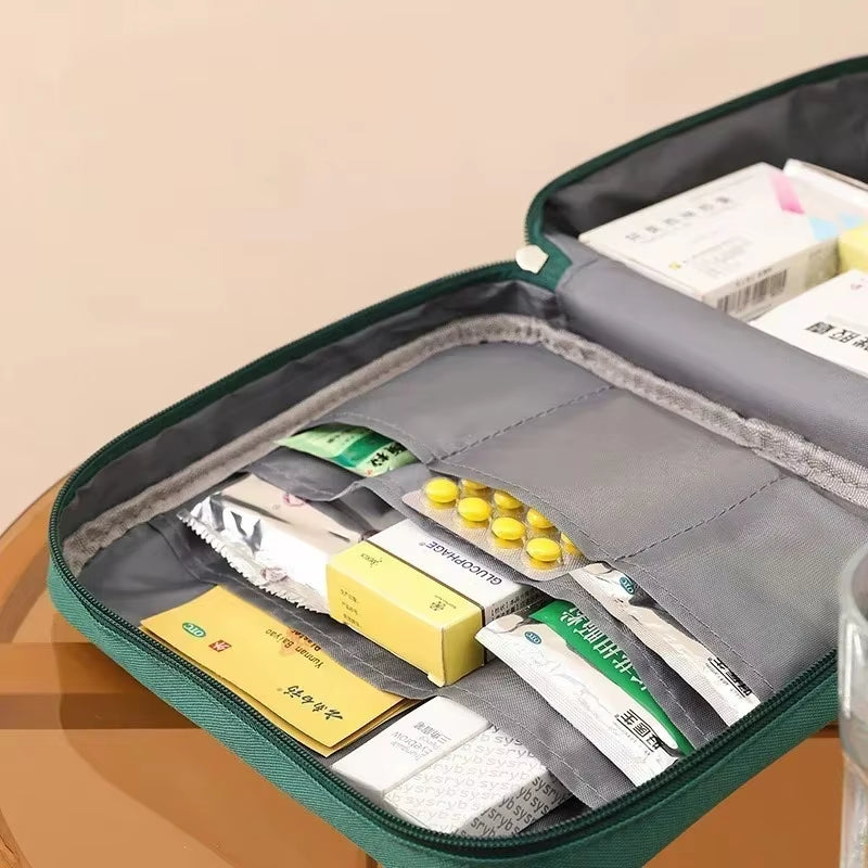 Portable Waterproof Medical Organizer - Ultimate First Aid Kit & Medicine Storage for Home and Outdoor Use