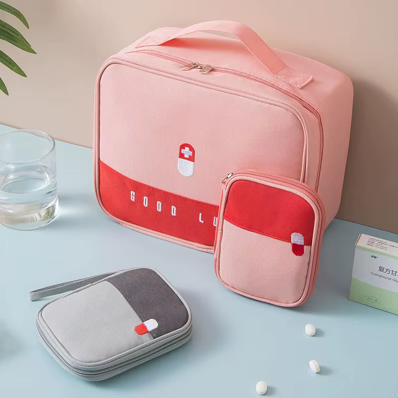 Portable Waterproof Medical Organizer - Ultimate First Aid Kit & Medicine Storage for Home and Outdoor Use