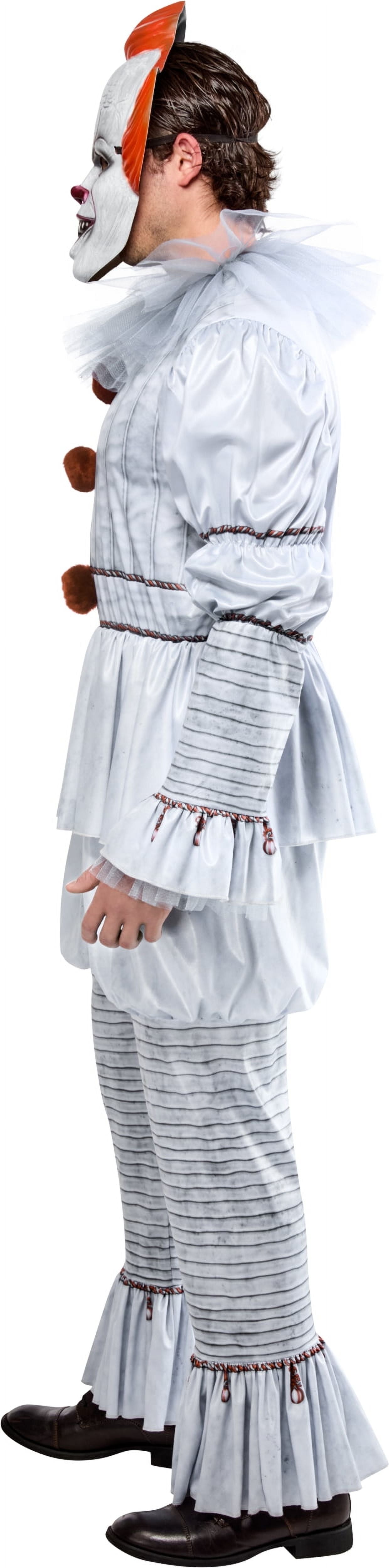 It Pennywise Costume for Adults by Rubies, Mens Small (Size 28-30)
