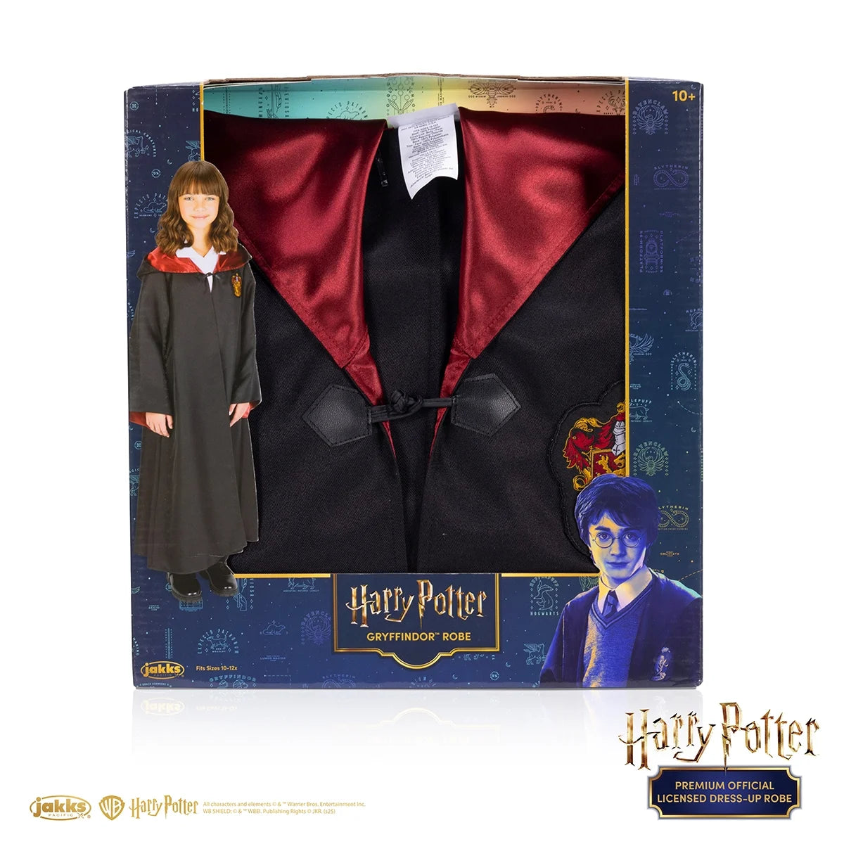 Premium Gryffindor Hogwarts Official Robe Dress up Cosplay Wizarding World Pretend and Play for Child Ages 10 Years and up Unisex Fit