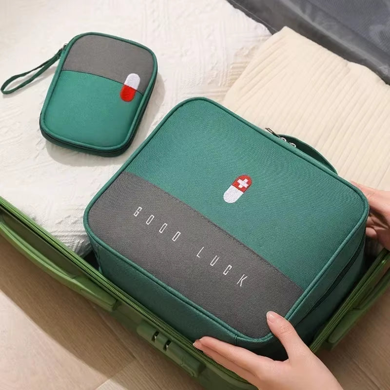 Portable Waterproof Medical Organizer - Ultimate First Aid Kit & Medicine Storage for Home and Outdoor Use