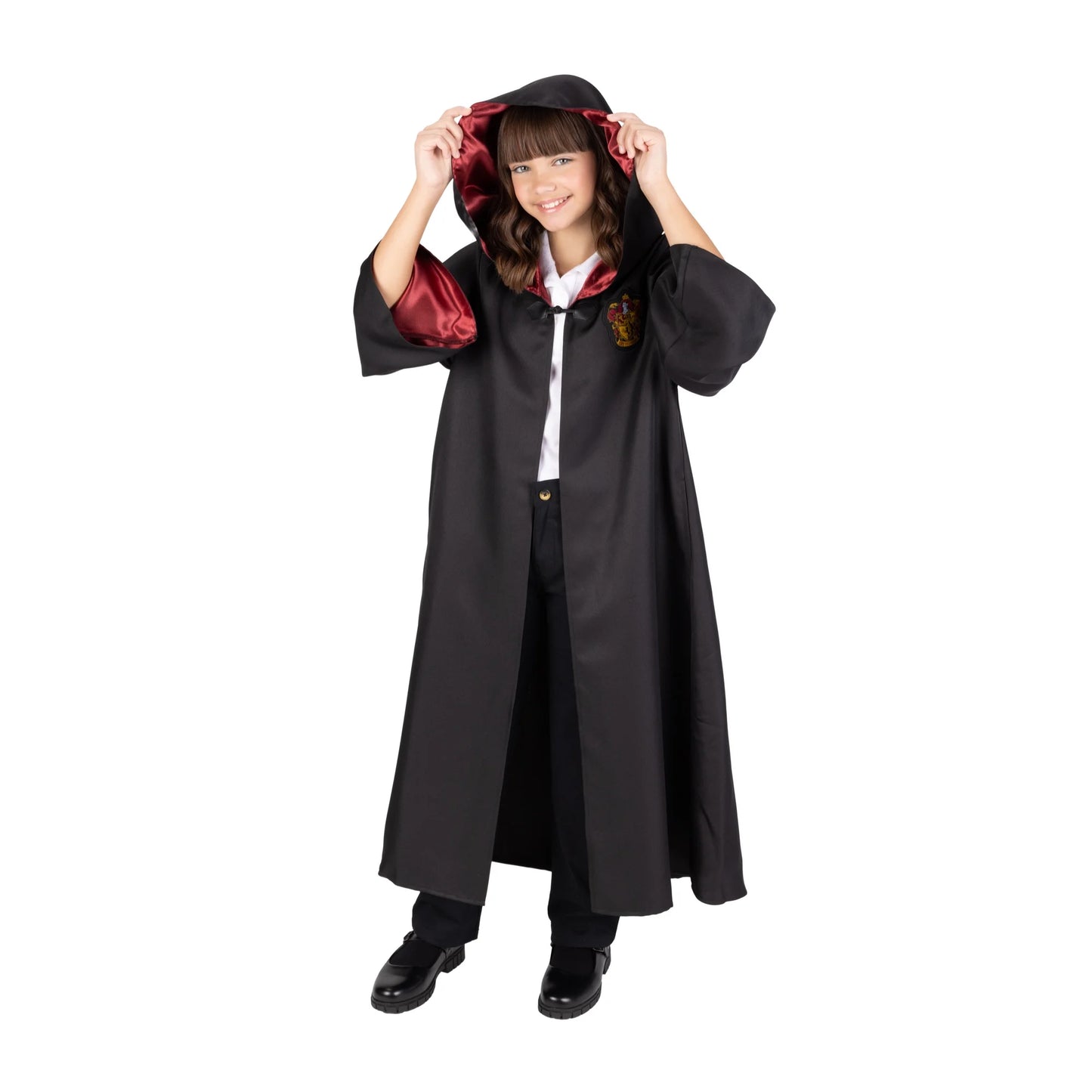 Premium Gryffindor Hogwarts Official Robe Dress up Cosplay Wizarding World Pretend and Play for Child Ages 10 Years and up Unisex Fit