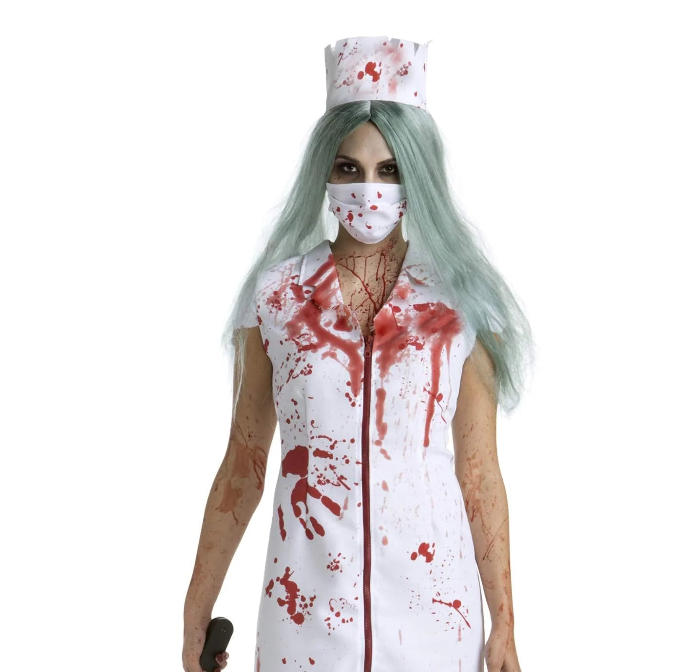 Zombie Nurse Costume Women Halloween Costume for Women White Small
