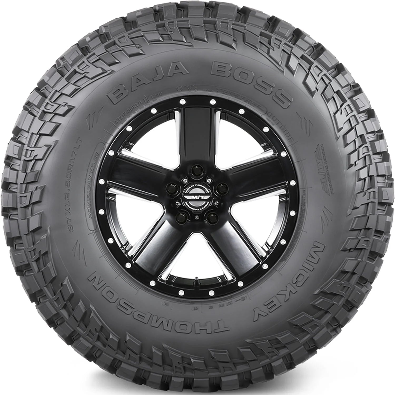 Baja Boss M/T Mud Terrain LT37X12.50R17 124Q D Light Truck Tire