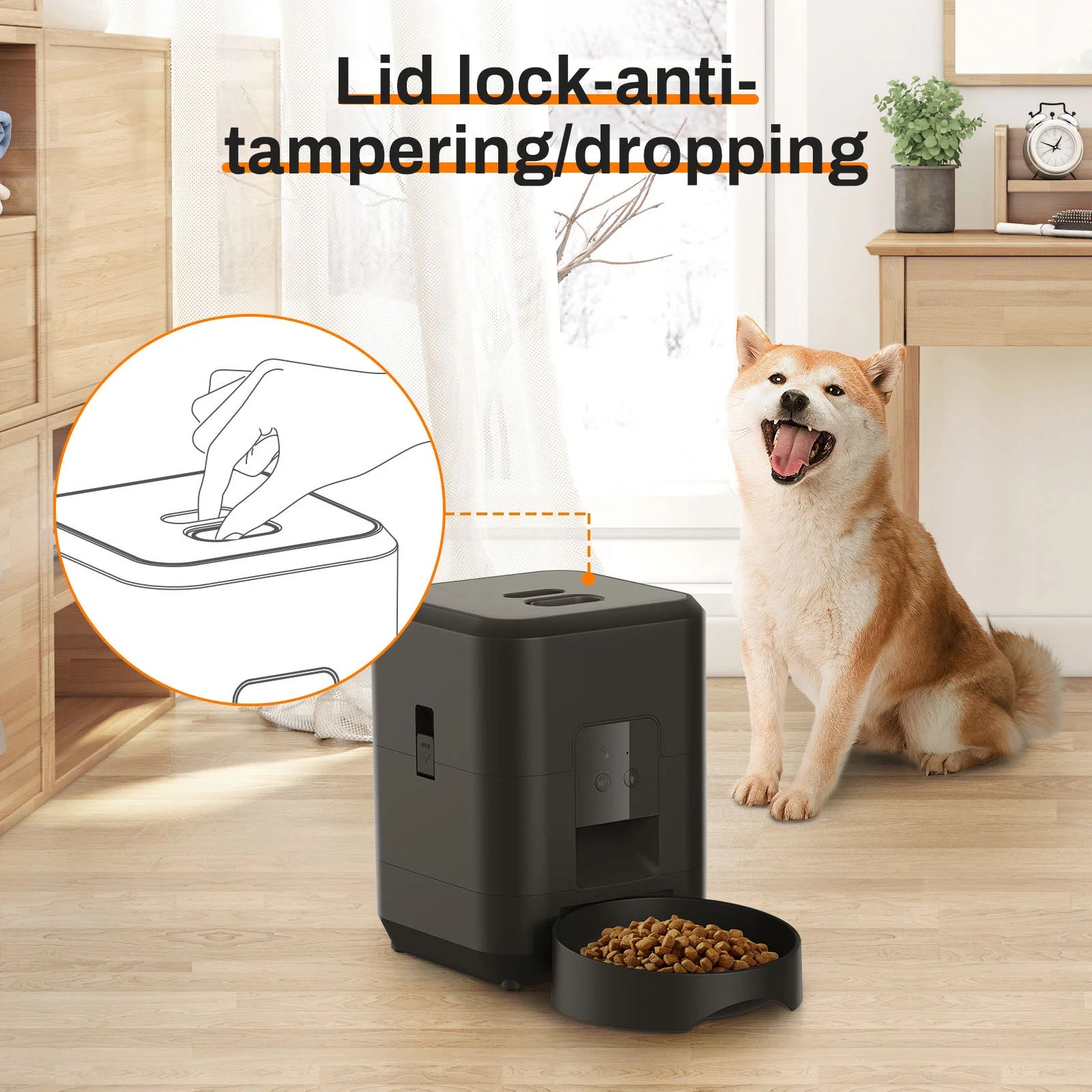 Revolutionize Mealtime with the HEYBO Smart Pet Feeder - Automatic 2L Capacity for Cats & Dogs!