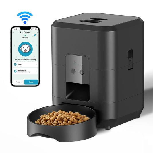 Revolutionize Mealtime with the HEYBO Smart Pet Feeder - Automatic 2L Capacity for Cats & Dogs!