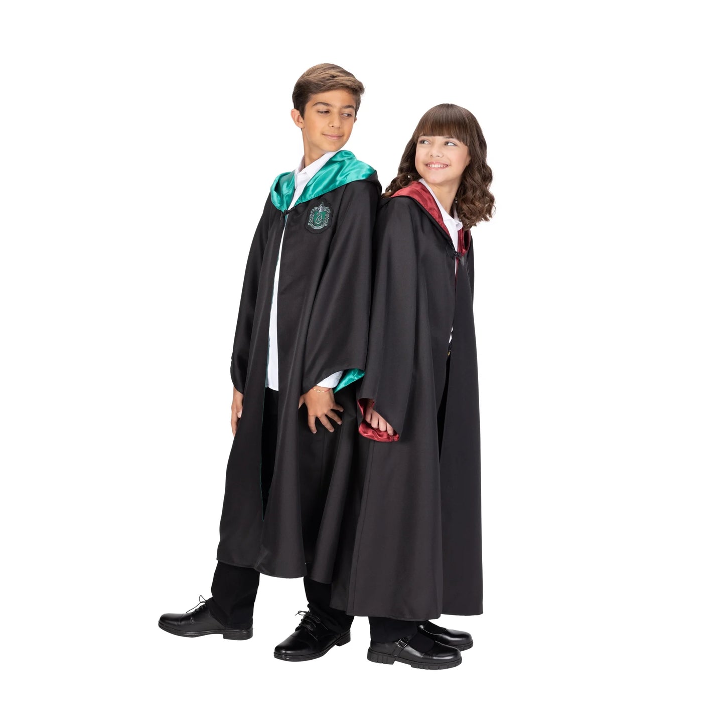Premium  Slytherin Hogwarts Official Robe Dress up Cosplay Wizarding World Pretend and Play for Child Ages 10 Years and up Unisex Fit