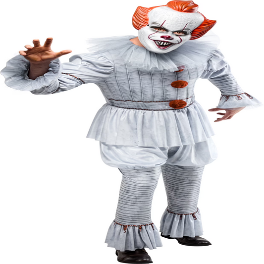 It Pennywise Costume for Adults by Rubies, Mens Small (Size 28-30)