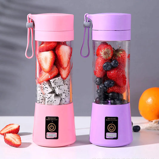 Electric Juicer - USB Rechargeable Handheld Smoothie Blender and Milkshake Maker - Food Grade Material - Limited Time Offer