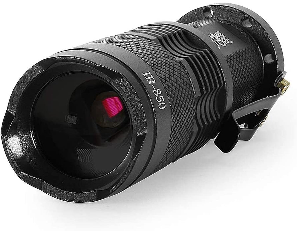 Powerful 3W 850NM IR Torch - Invisible Infrared Flashlight for Night Vision Devices (Battery Not Included)