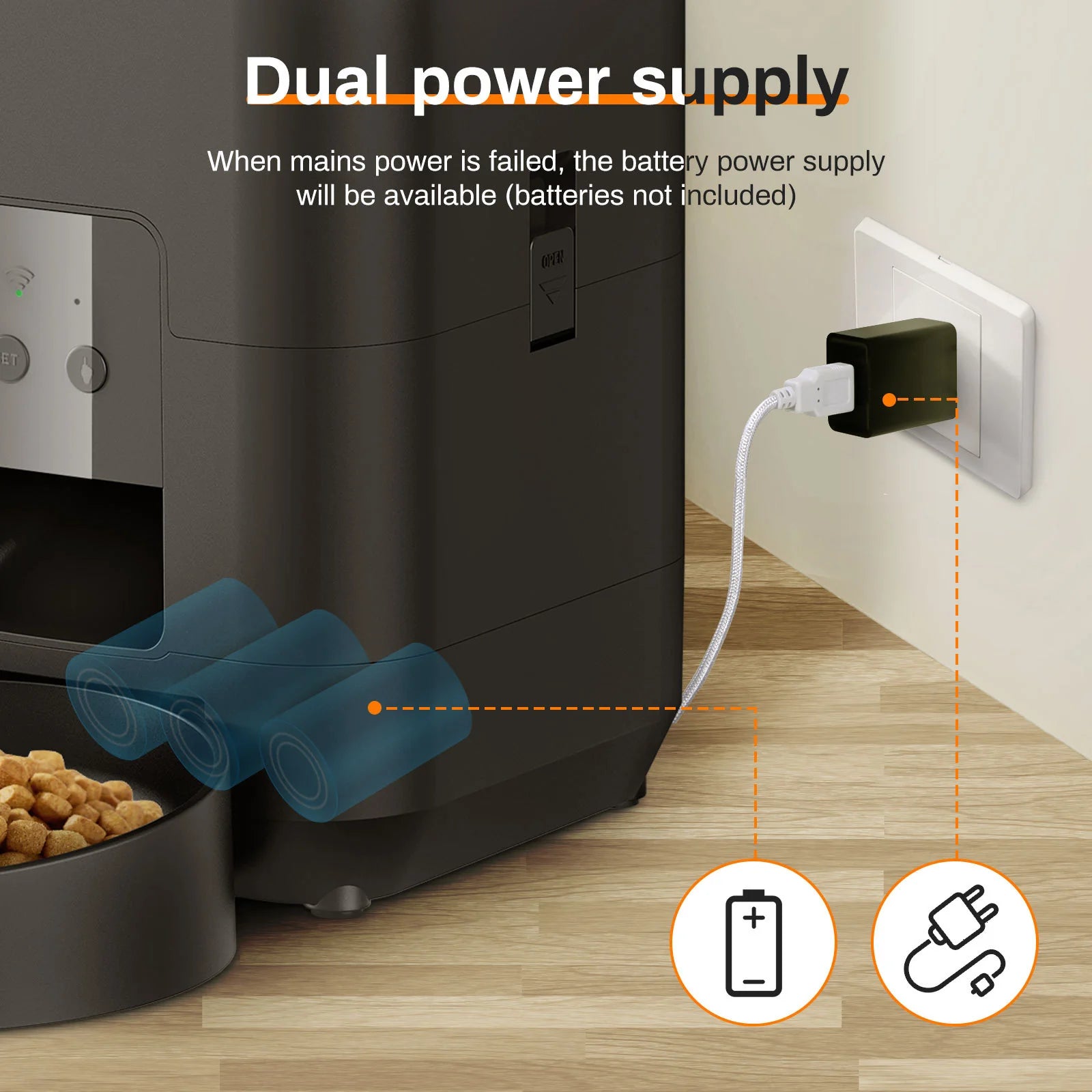 Revolutionize Mealtime with the HEYBO Smart Pet Feeder - Automatic 2L Capacity for Cats & Dogs!
