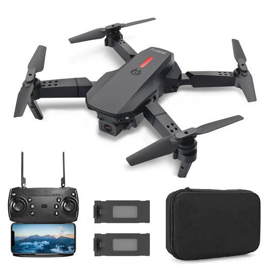 E88 FPV Mini Drone with 4K Camera - Professional Aerial Photography Quadcopter with Long Range and Remote Control