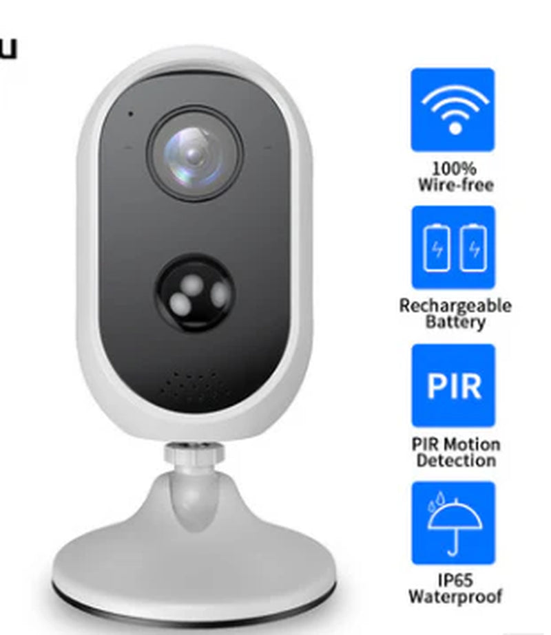 Wireless Security Cam Outdoor Weatherproof Smartphone Remote Live Monitoring Clear Night Sight