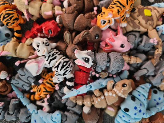 3D Printed Mini Fidget Animals