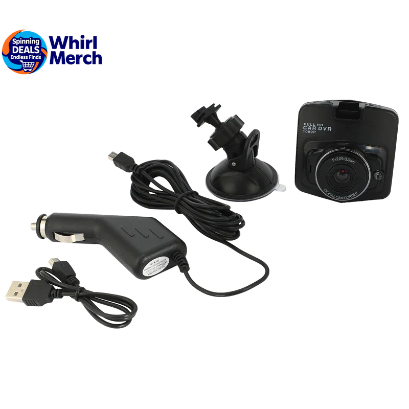 2.4'' Full HD 1080P Dash Cam with Night Vision and G-Sensor for Front or Rear Installation
