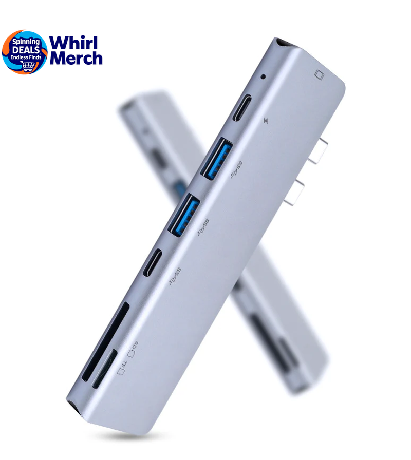 USB-C Multiport Hub with HDMI 4K Output and USB 3.0 Ports for MacBook Pro/Air