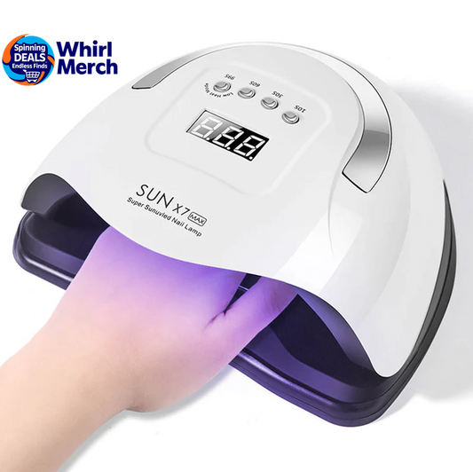 220W Professional LED UV Nail Curing Lamp for Gel Polish Manicure